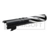 GK Tactical Stainless Steel Tornado Outer Barrel For Tokyo Marui Hi Capa 4.3 Black - Afbeelding 2